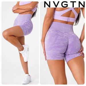 🆕NVGTN lilac camo shorts